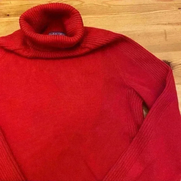 Polo jeans Company red turtleneck cotton women’s M - Picture 3 of 10